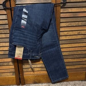 Levi's Men's Dark Blue Slim Straight Jeans